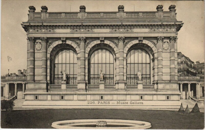 Carte postale ancienne Paris 16e Musée Galliéra