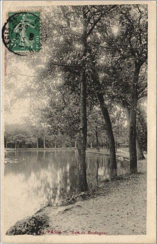 Carte postale ancienne Paris 16e Bois de Boulogne