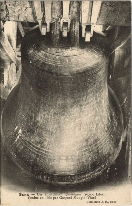 Carte postale ancienne Sens Les Bourdons - Savinienne - Bell