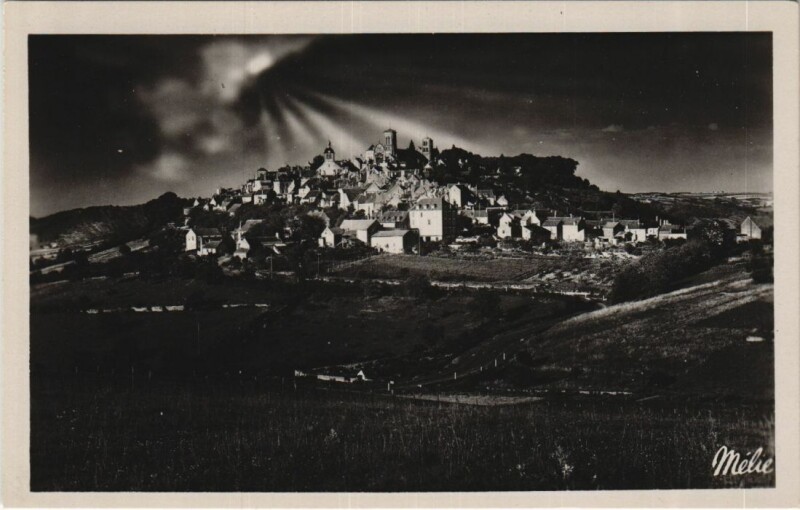 Carte postale ancienne Vezelay Vue Generale