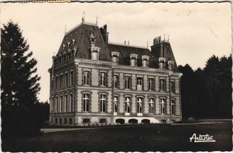 Carte postale ancienne Aillant-sur-Tholon Environs - Chateau de Chailleuse
