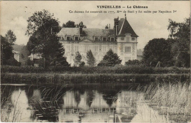 Carte postale ancienne Vincelles Le Chateau à Vincelles