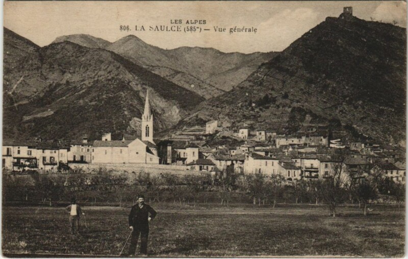 Carte postale ancienne La Saulce Vue Generale à La Saulce