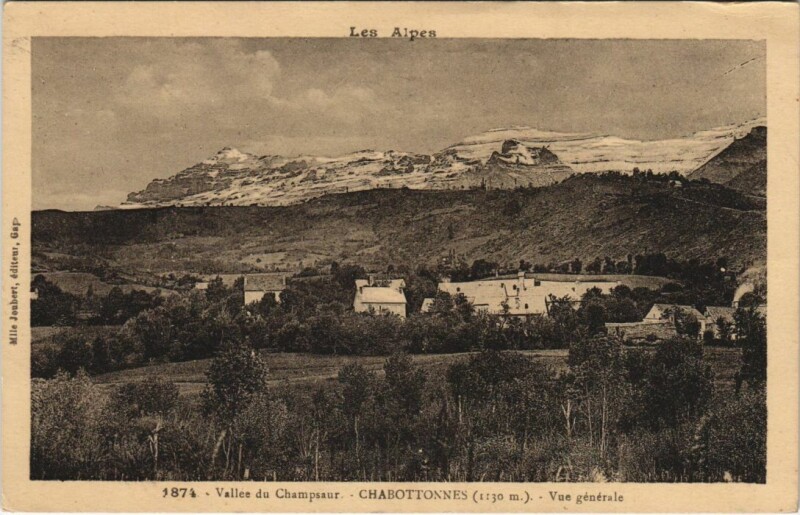 Carte postale ancienne Chabottonnes Vue Generale