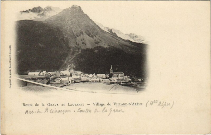 Carte postale ancienne Villar-d'Arene Vue Generale