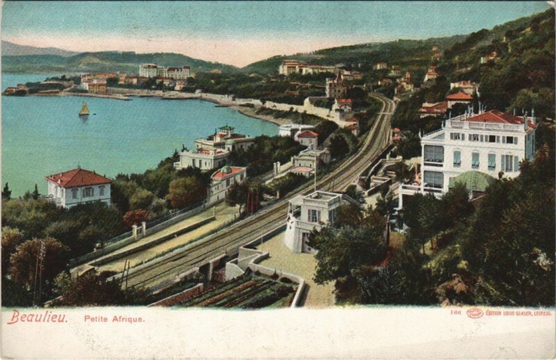 Carte postale ancienne Beaulieu Petite Afriq Ue - Vue Generale