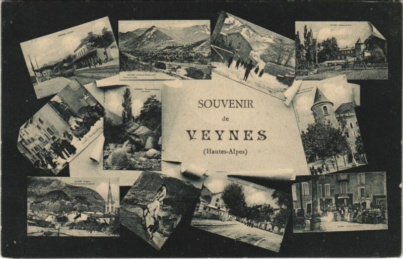 Carte postale ancienne Veynes Scenes à Veynes