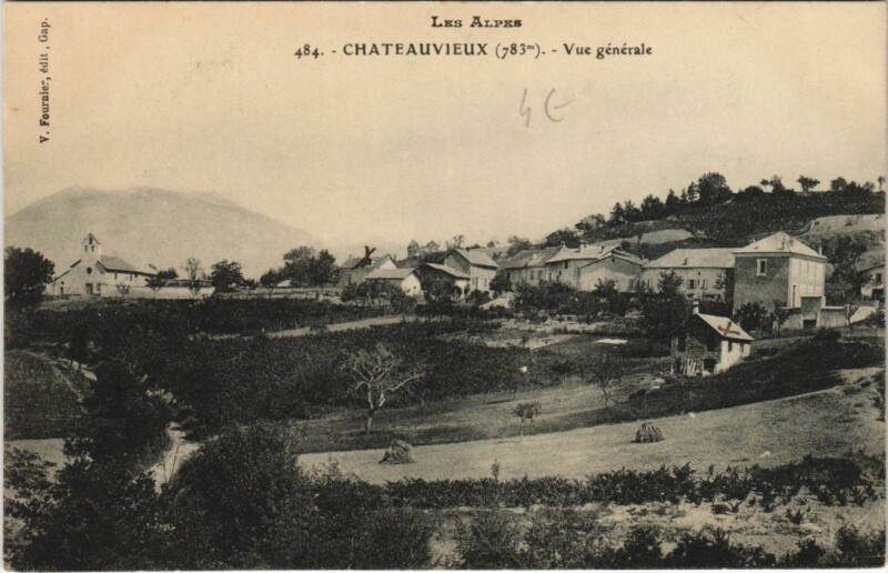 Carte postale ancienne Chateauvieux Vue Generale