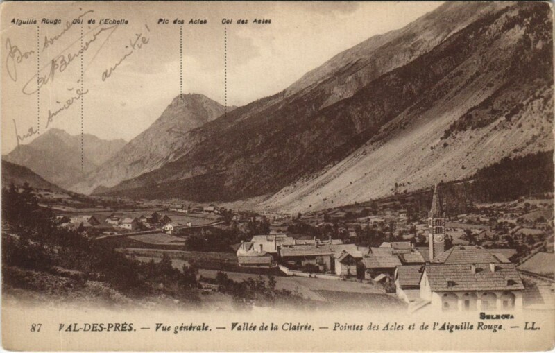 Carte postale ancienne Val-des-Pres Vue Generale