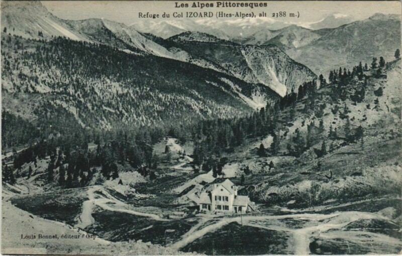 Carte postale ancienne Refuge du Col Izoard