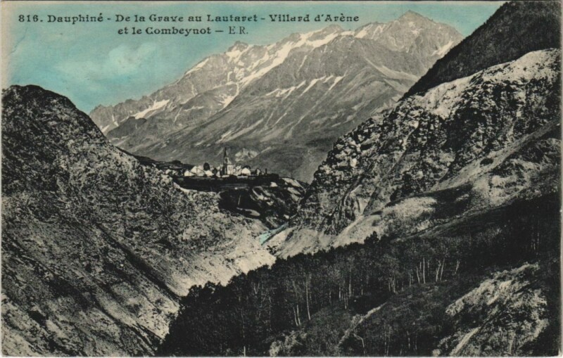 Carte postale ancienne Villar-d'Arene et le Combeynot