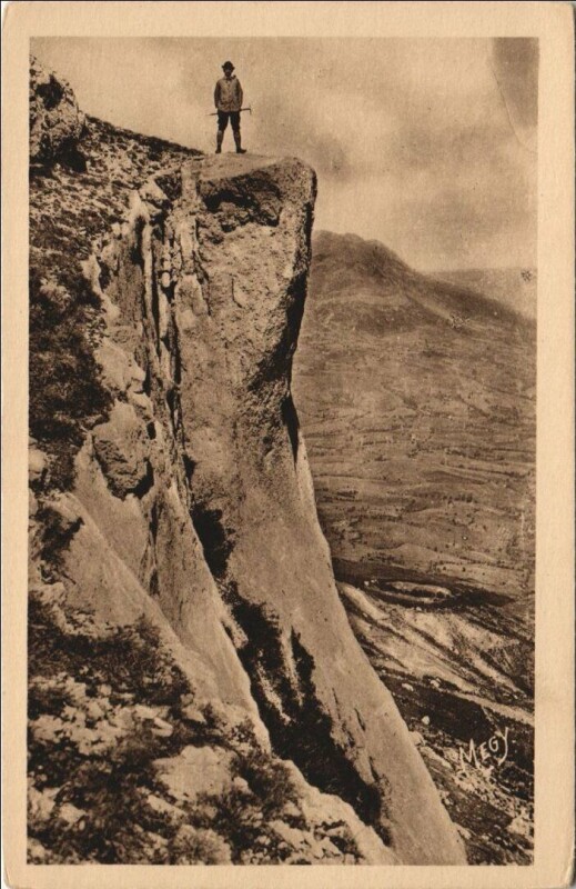 Carte postale ancienne Gap Environs - Corniche de Ceuse