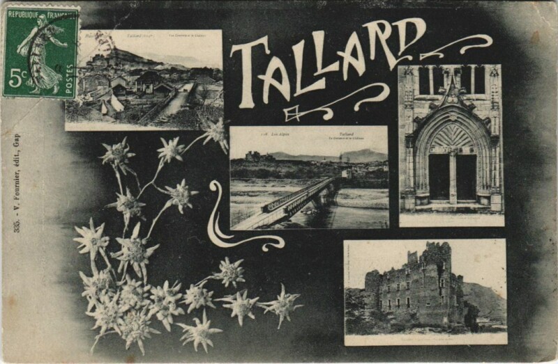 Carte postale ancienne Tallard Scenes à Tallard
