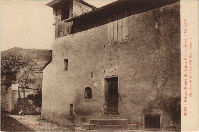 Carte postale ancienne Saint-Etienne-Le-Laus Notre-Dame du Laus