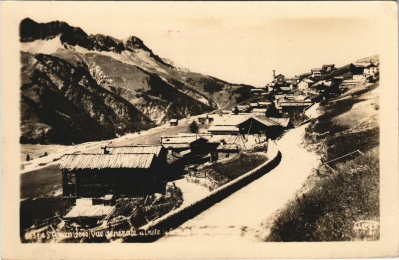 Carte postale ancienne Saint-Veran Vue Generale
