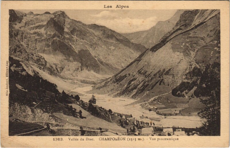 Carte postale ancienne Champoleon Vue Panoramique