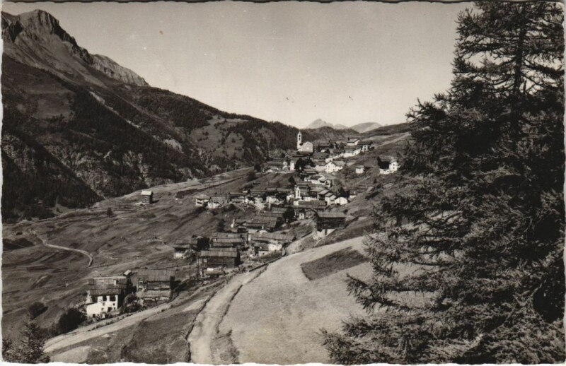 Carte postale ancienne Saint-Veran Vue Generale