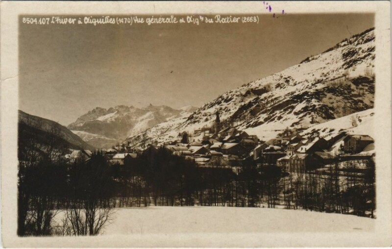 Carte postale ancienne Aiguilles Vue Generale à Aiguilles