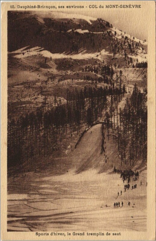 Carte postale ancienne Montgenevre Col du Mont-Genevre