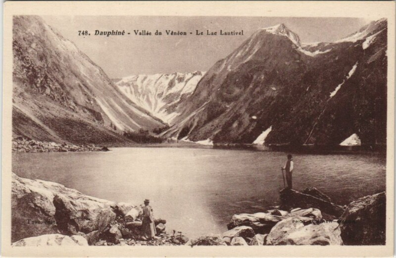 Carte postale ancienne Vallee du Veneon - Le Lac Lauvitel