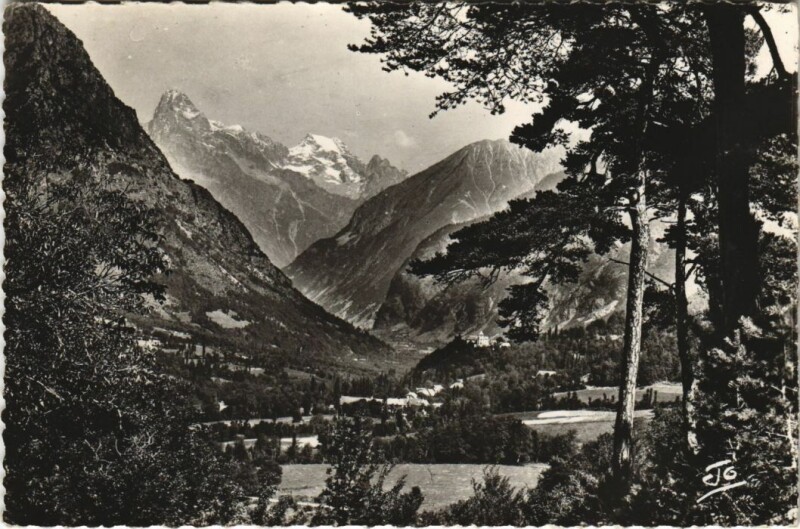 Carte postale ancienne Vallee du Valgaudemar - L'Olan et le Cime du Vallon