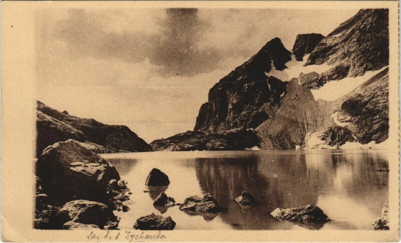 Carte postale ancienne Lac de l'Eychauda