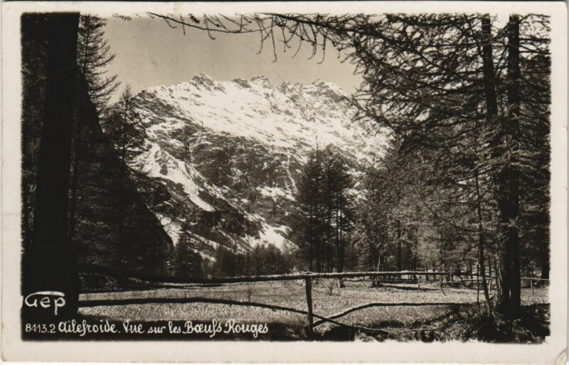 Carte postale ancienne Ailefroide - Vue