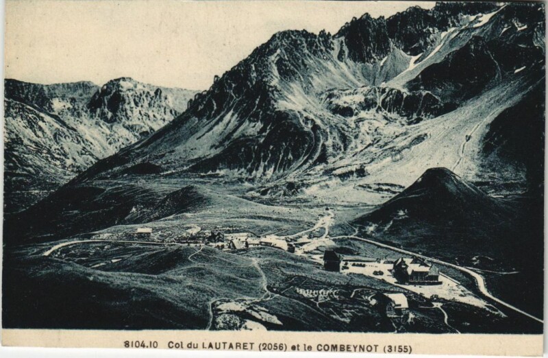 Carte postale ancienne Col du Lautaret et le Combeynot