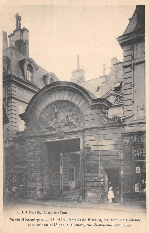 Carte postale ancienne Paris IIIe Paris Rue Vieille Du Temple à Paris 3e