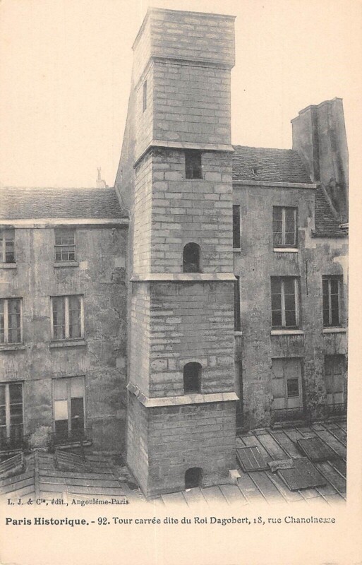 Carte postale ancienne Paris IVe Paris Rue Chanoinesse à Paris 4e