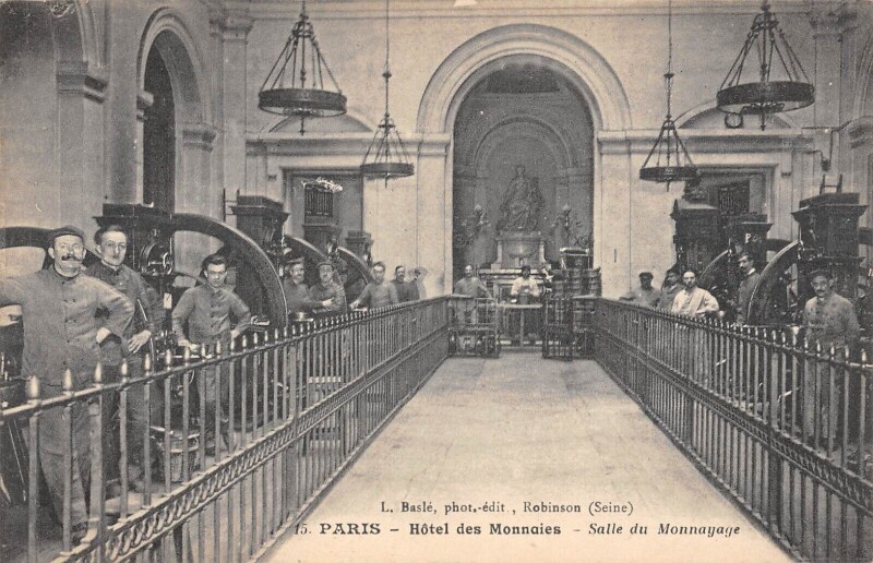 Carte postale ancienne Paris VIe Hotel Des Monnaies Salle Du Monayage à Paris 6e