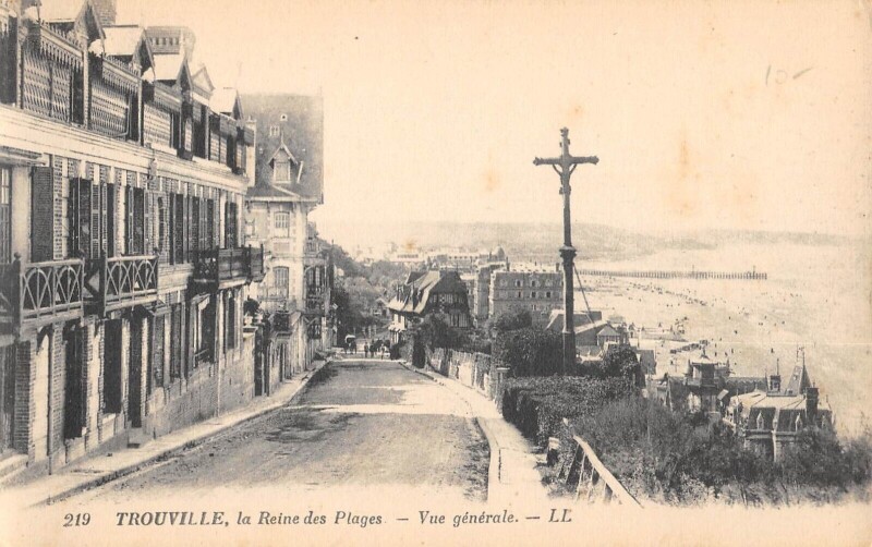 Carte postale ancienne Trouville Vue Generale