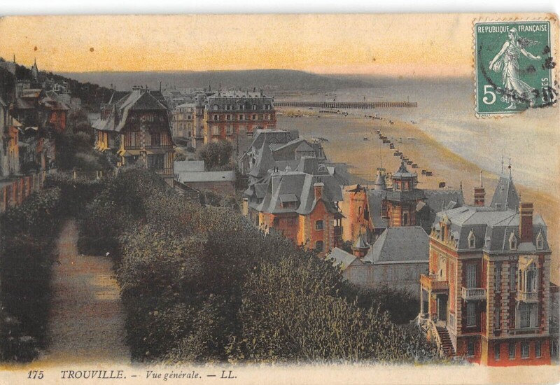Carte postale ancienne Trouville Vue Generale