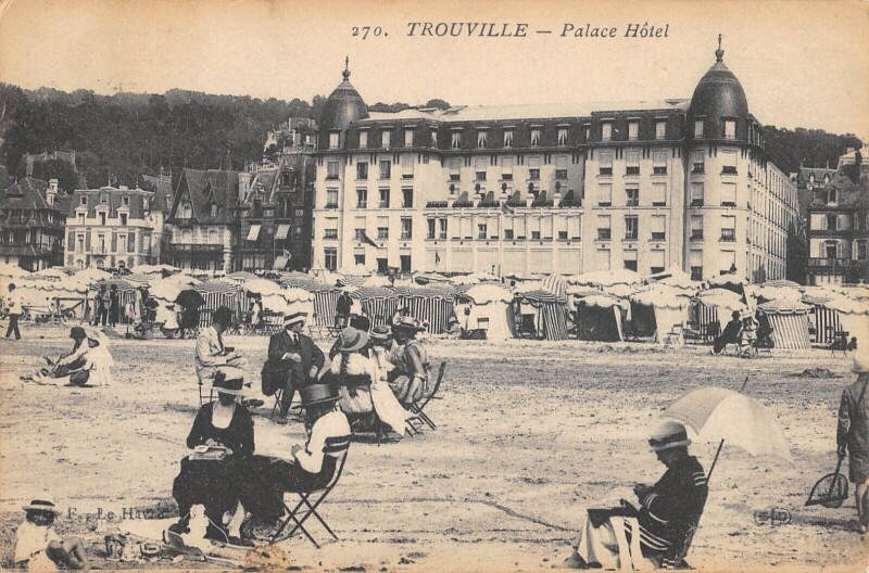 Carte postale ancienne Trouville Palace Hotel
