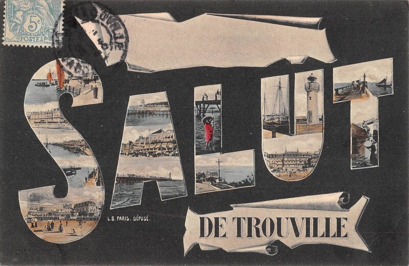 Carte postale ancienne Salut De Trouville