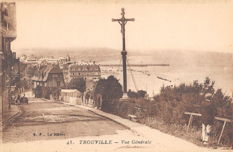 Carte postale ancienne Trouville Vue Generale