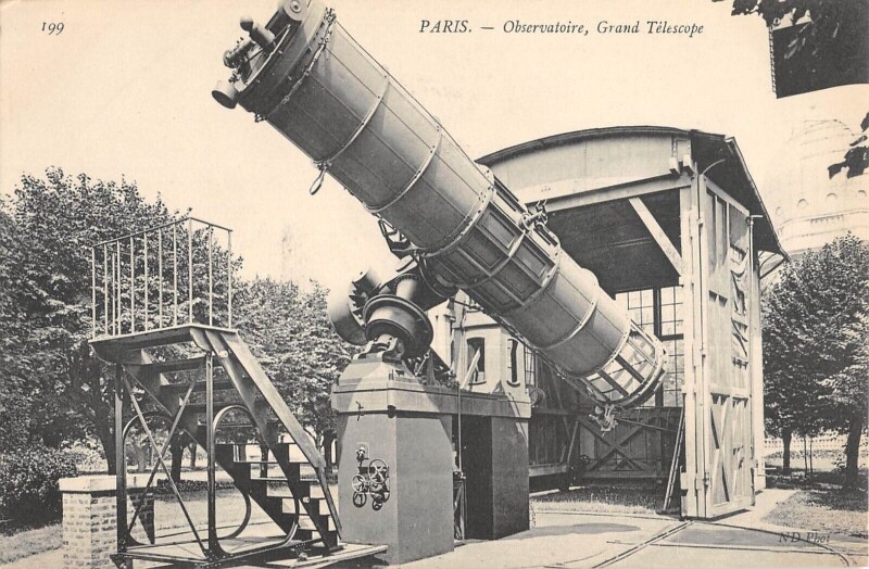 Carte postale ancienne Paris XIVe Observatoire Grand Telescope à Paris 14e
