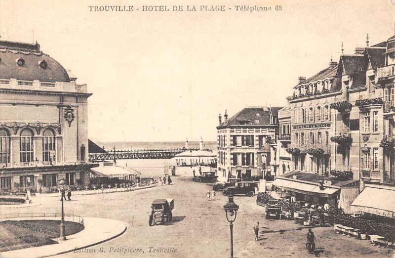 Carte postale ancienne Trouville Hotel De La Plage