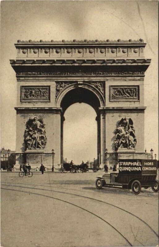 Carte postale ancienne Paris 17e Arc de Triomphe de l'Etoile