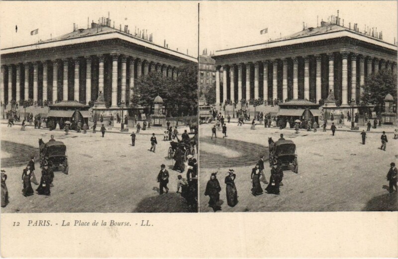 Carte postale ancienne Paris 2e la Bourse