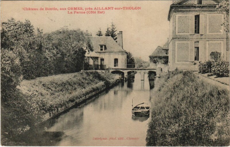 Carte postale ancienne Chateau de Bontin La Ferme France