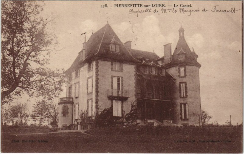 Carte postale ancienne Pierrefitte-sur-Loire Le Castel à Pierrefitte-sur-Loire