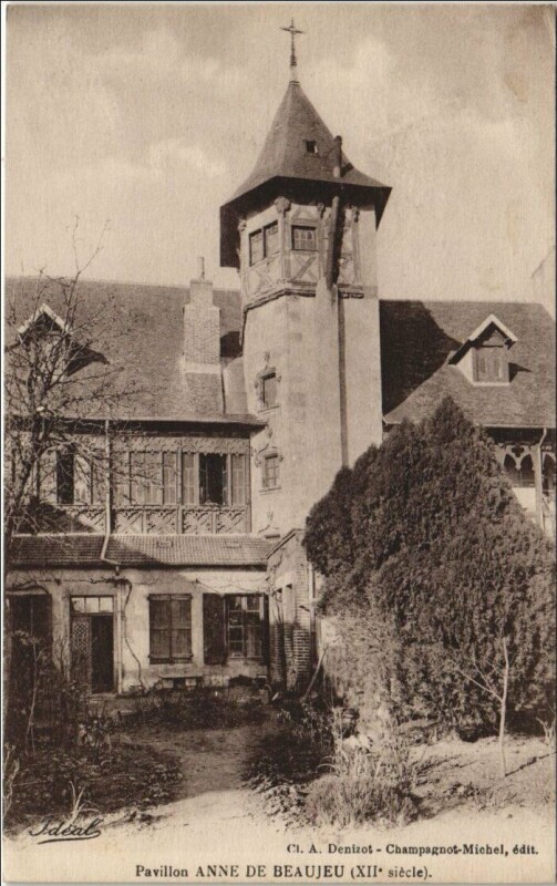 Carte postale ancienne Pavillon Anne de Beaujeu