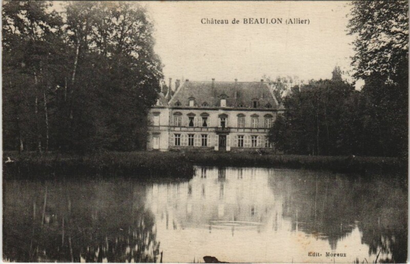 Carte postale ancienne Chateau de Beaulon à Beaulon