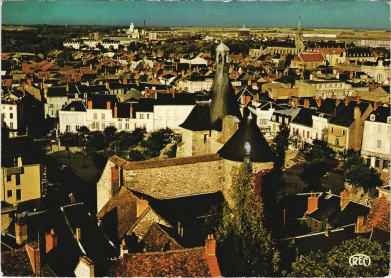 Carte postale ancienne Issoudun Vue Generale France à Issoudun