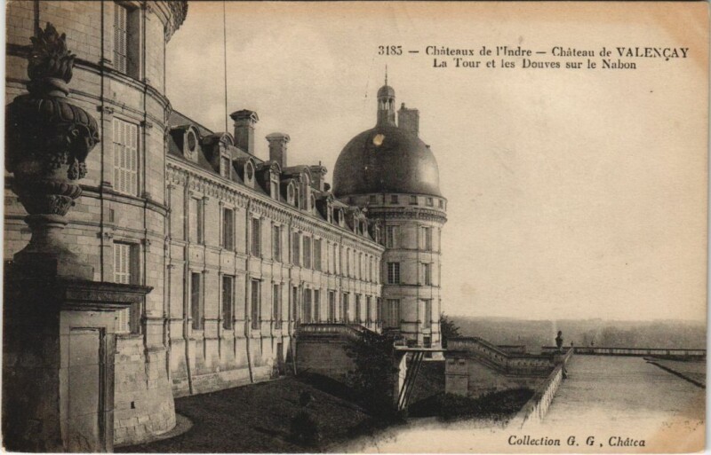 Carte postale ancienne Chateaux de l'Indre Chateau de Valencay France