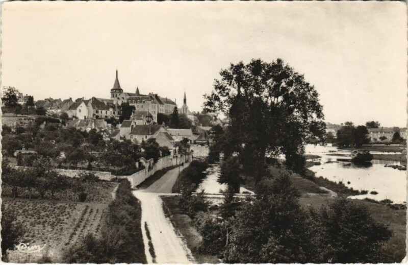 Carte postale ancienne Saint-Gaultier Vue Generale France à Saint-Gaultier