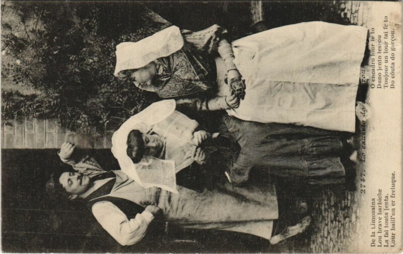 Carte postale ancienne Lo causeto France