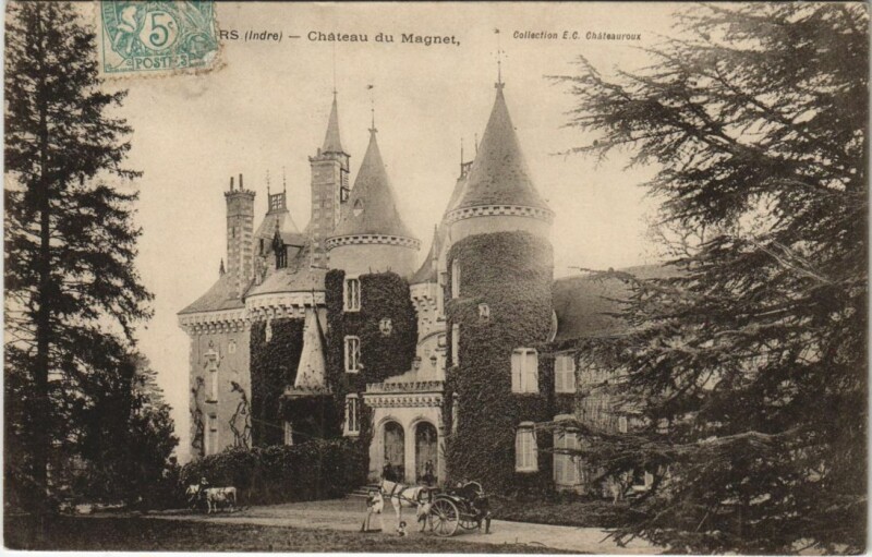 Carte postale ancienne Chateau du Magnet France