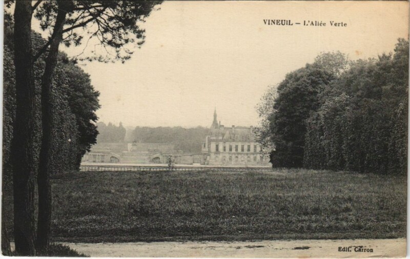 Carte postale ancienne Vineuil L'Allee Verte France à Vineuil